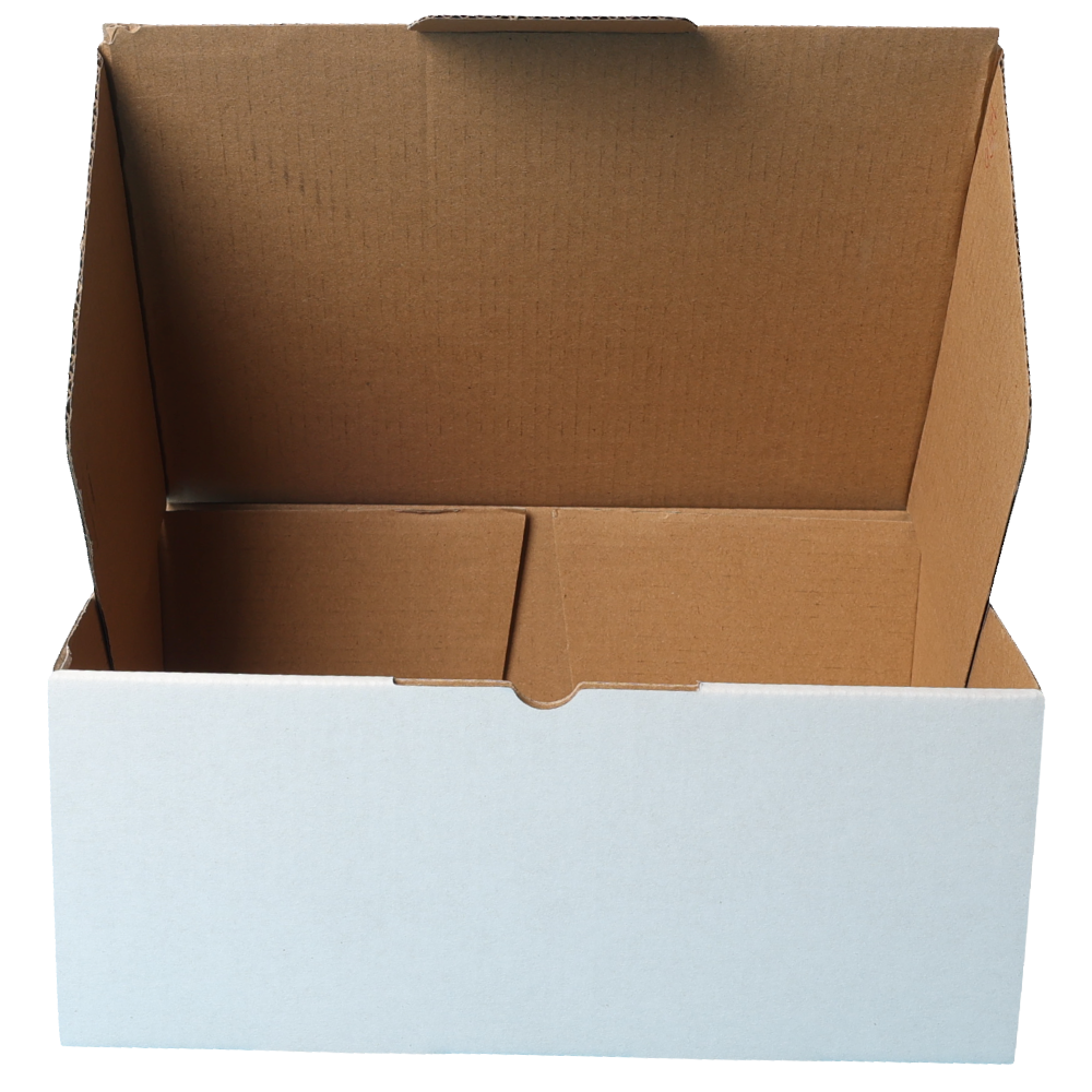 220 x 160 x 90mm A5 Die cut White Mailing Box B90