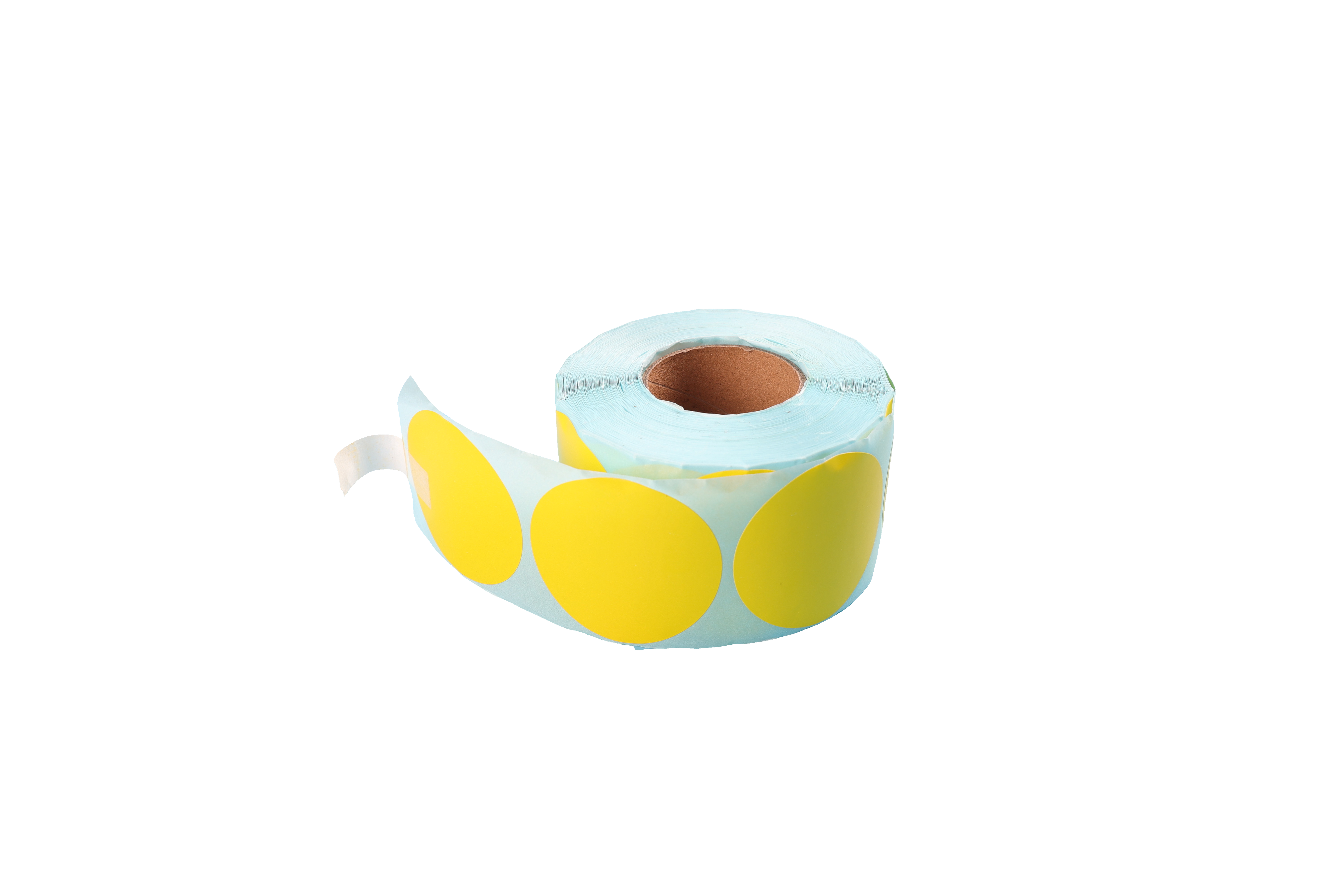 Direct Thermal Label 50 x 50mm 750 Yellow Labels per Roll A259 x 4 Rolls