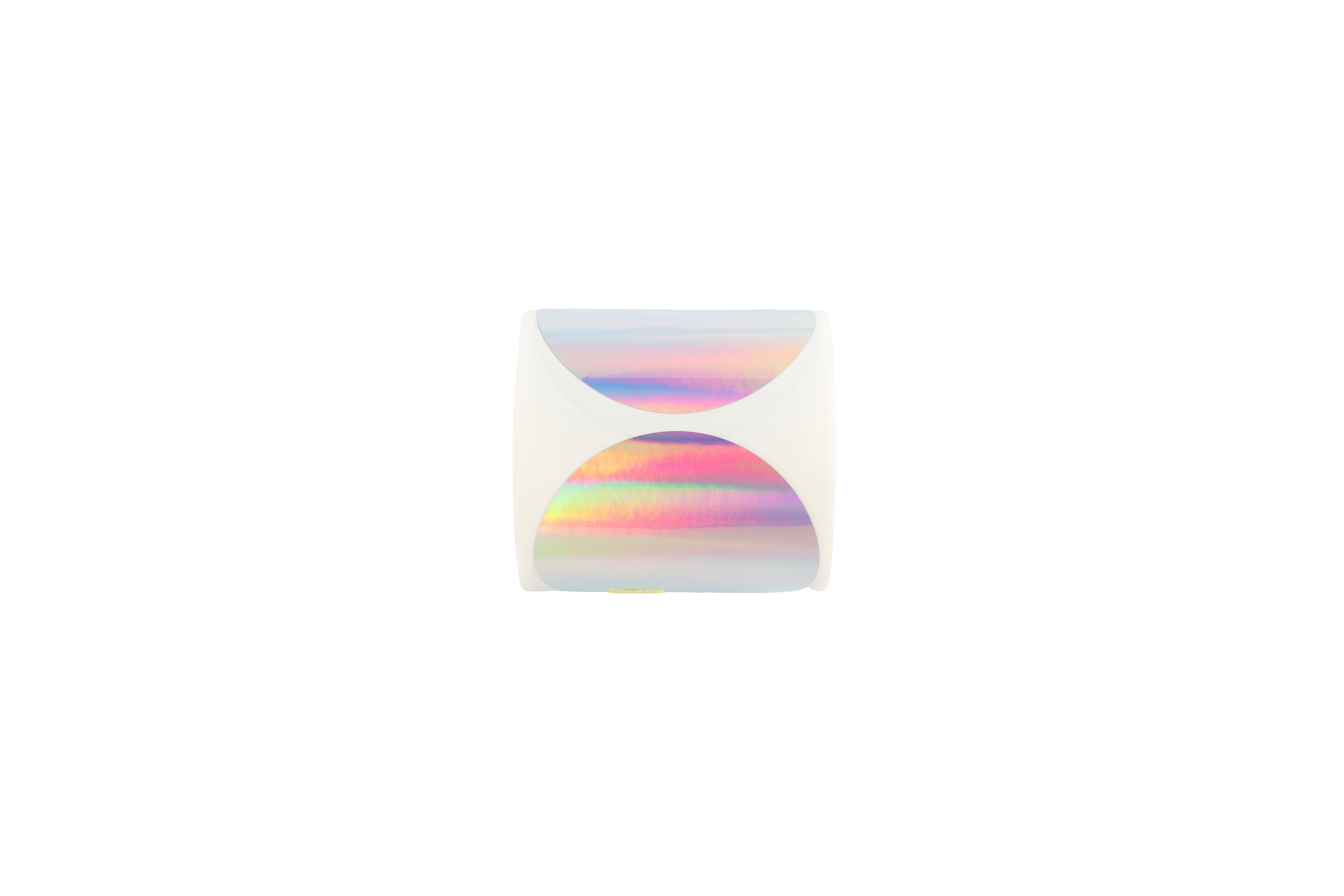 150pcs Laser Finish Round Ribbon Label 50x50mm A243