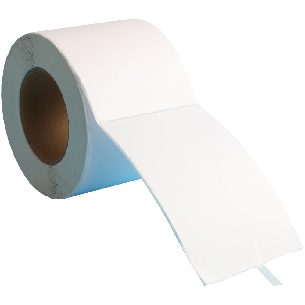 4 Rolls 100mm x 200mm Direct Thermal Labels White - 300 Labels per Roll