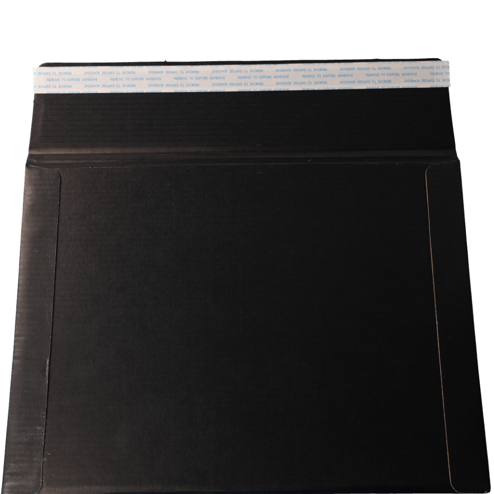 Full Black A4 Rigid Mailer 240mm x 330mm