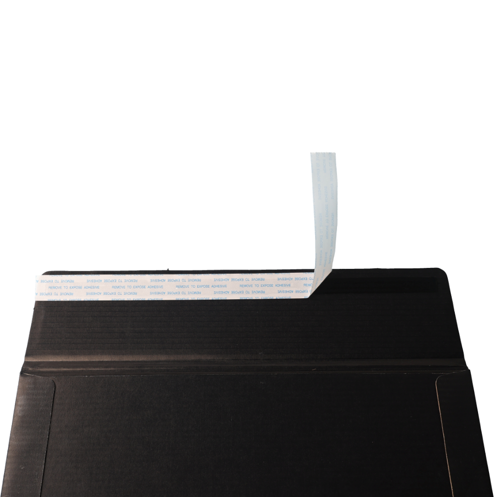 Full Black A4 Rigid Mailer 240mm x 330mm