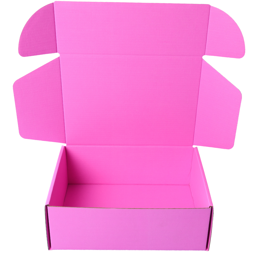 220 x 160 x 77mm A5 Premium Tuck Full Hot Pink Mailing Box B262