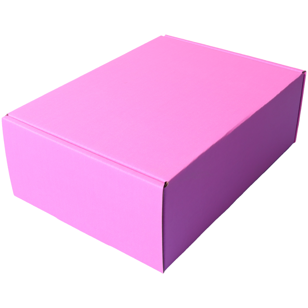 220 x 160 x 77mm A5 Premium Tuck Full Hot Pink Mailing Box B262