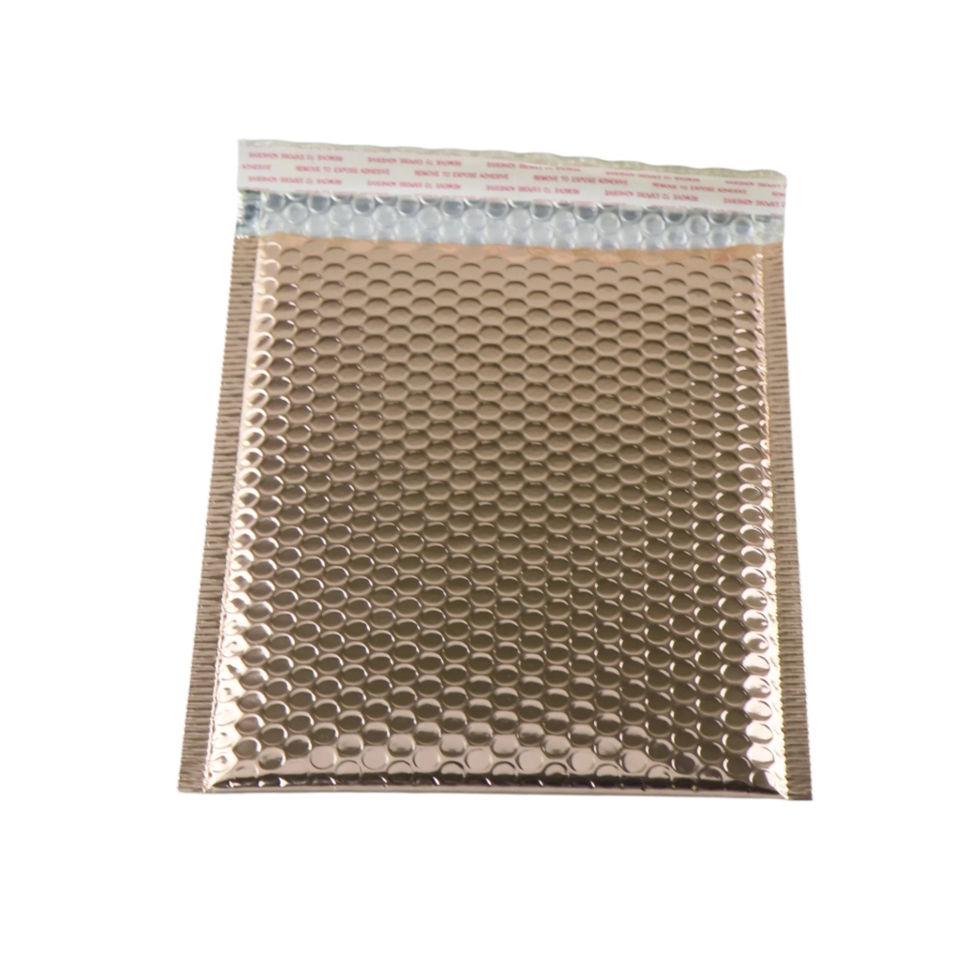 Premium Metallic Bubble Mailer 02 210 x 290mm Dawn Rose Gold