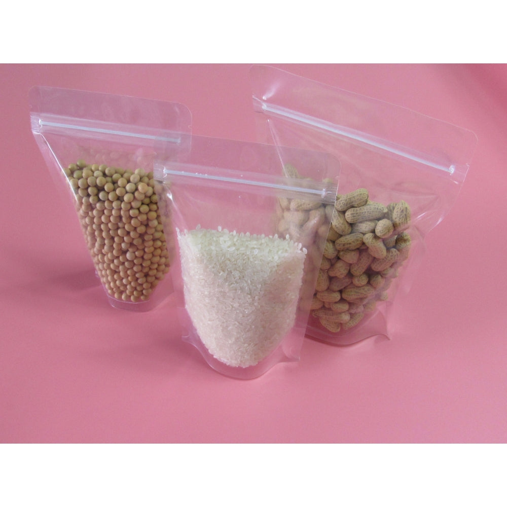 Transparent standing Bag 140x220mm Clear 80u M345