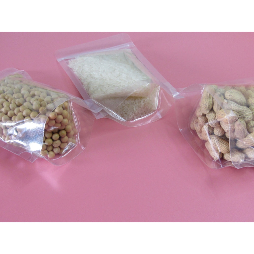 Transparent standing Bag 140x220mm Clear 80u M345