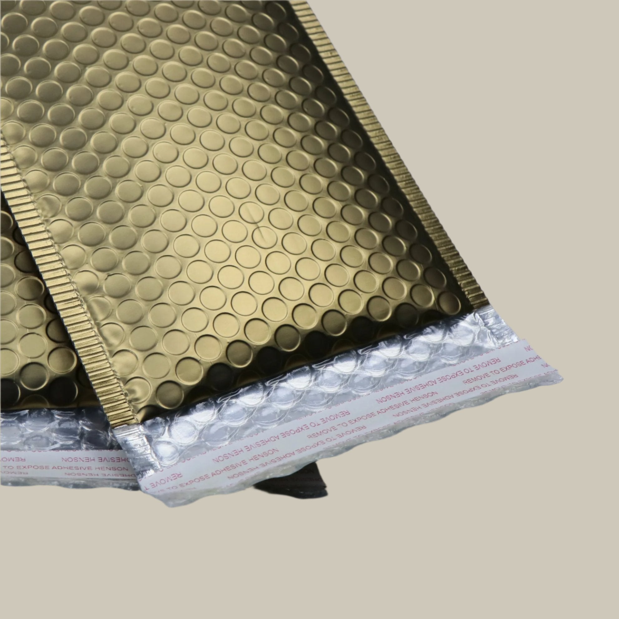 Premium Metallic Bubble Mailer 02 210 x 290mm Aurora Gold