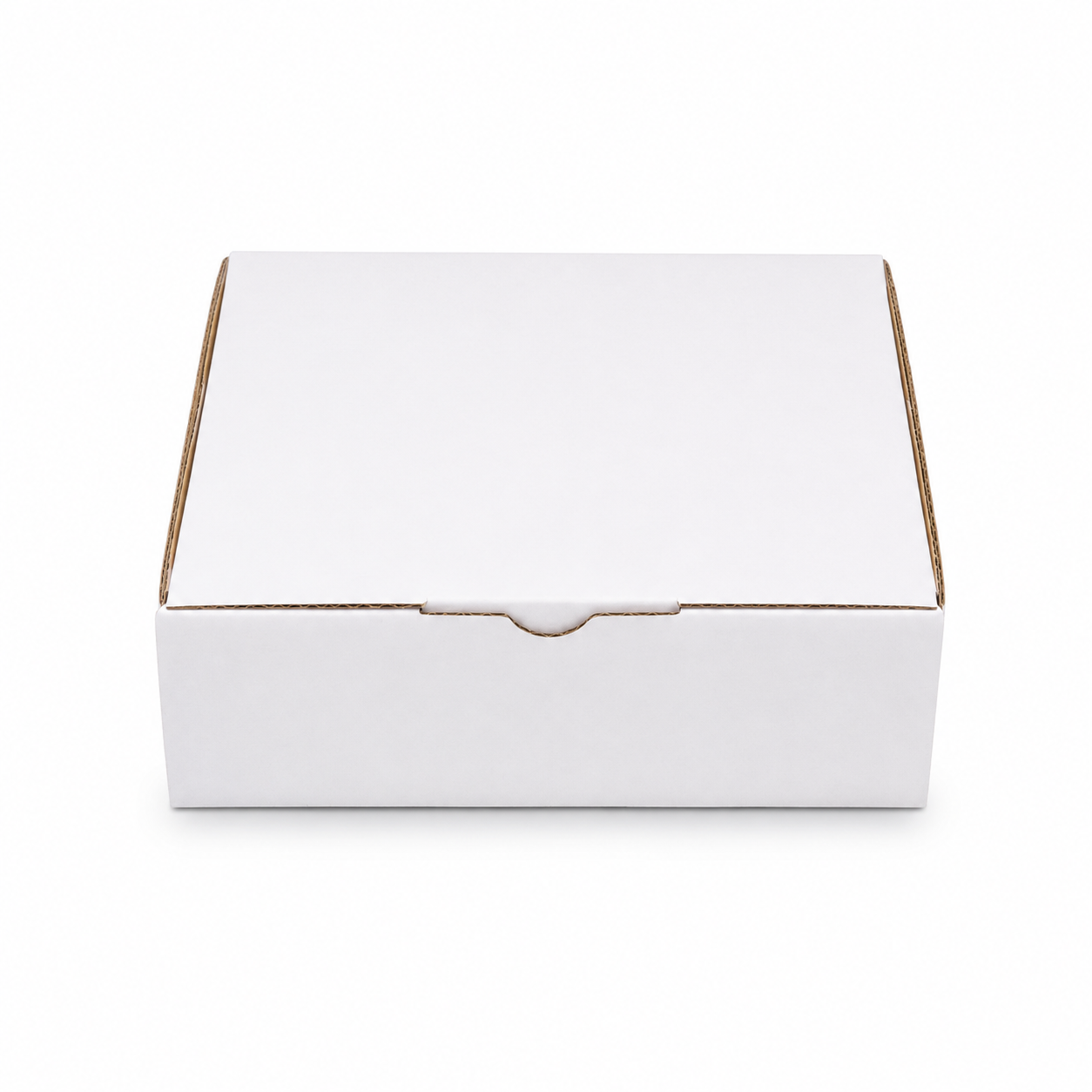 Mailing Box 225 x 200 x 77mm Diecut White B542 (Cubic 1KG)