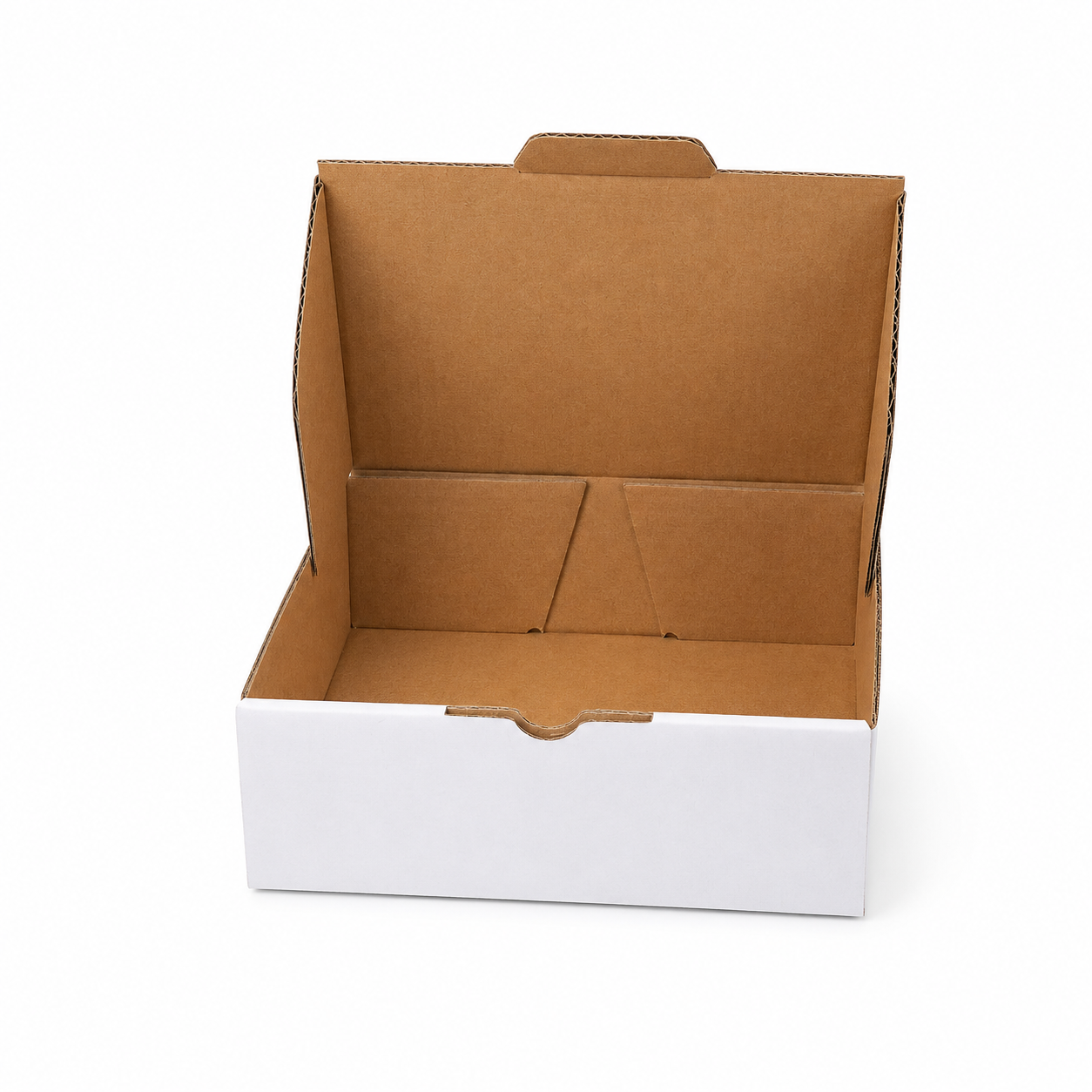 Mailing Box 225 x 200 x 77mm Diecut White B542 (Cubic 1KG)