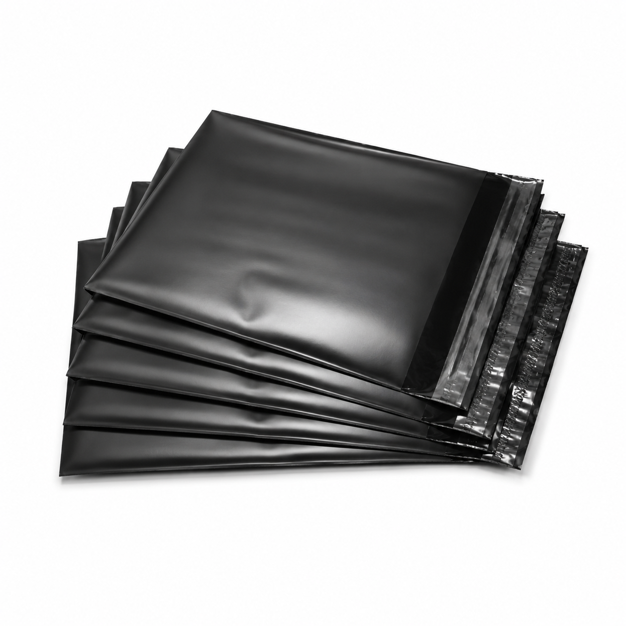 Black Poly Mailing Satchel #03 310 x 405mm 60 Micron