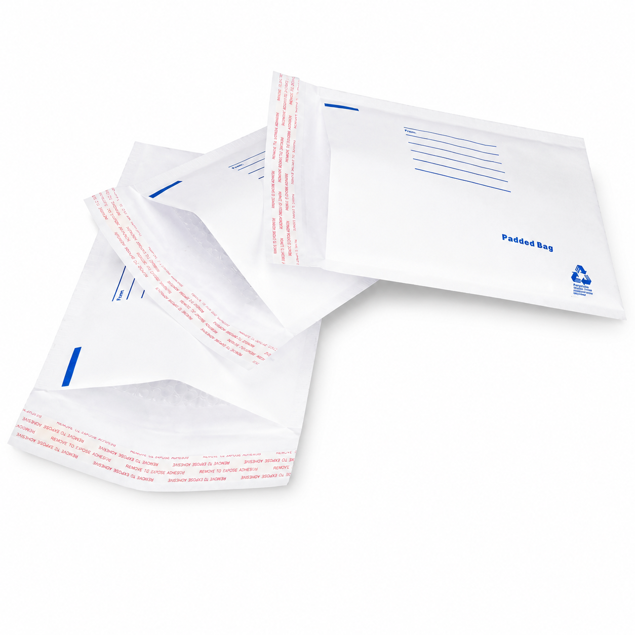 25pcs Bubble Padded Envelope 02 215 x 280mm White