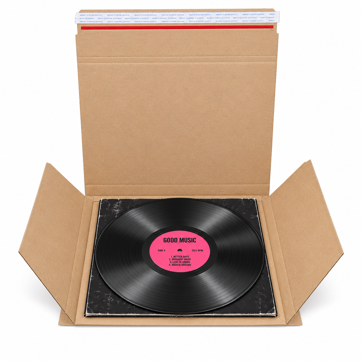 Wholesale Deal LP Vinyl Record Wrap Mailer 335x335x60mm V6