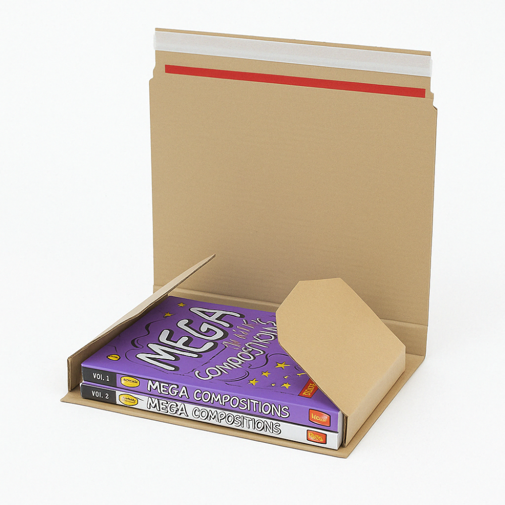 Self Sealing Wrap Mailer A4 302 x 240 x 80mm Book Wrap R4w