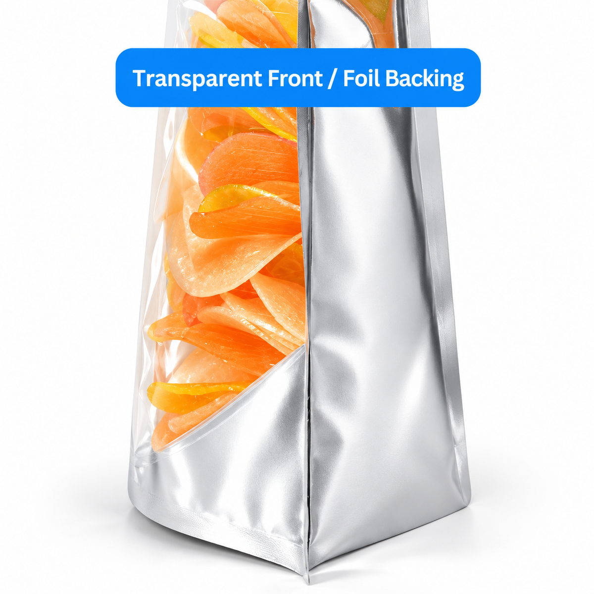 2000pcs Aluminum Foil Zipper Stand Up Food Pouches Bags 180x260mm M262