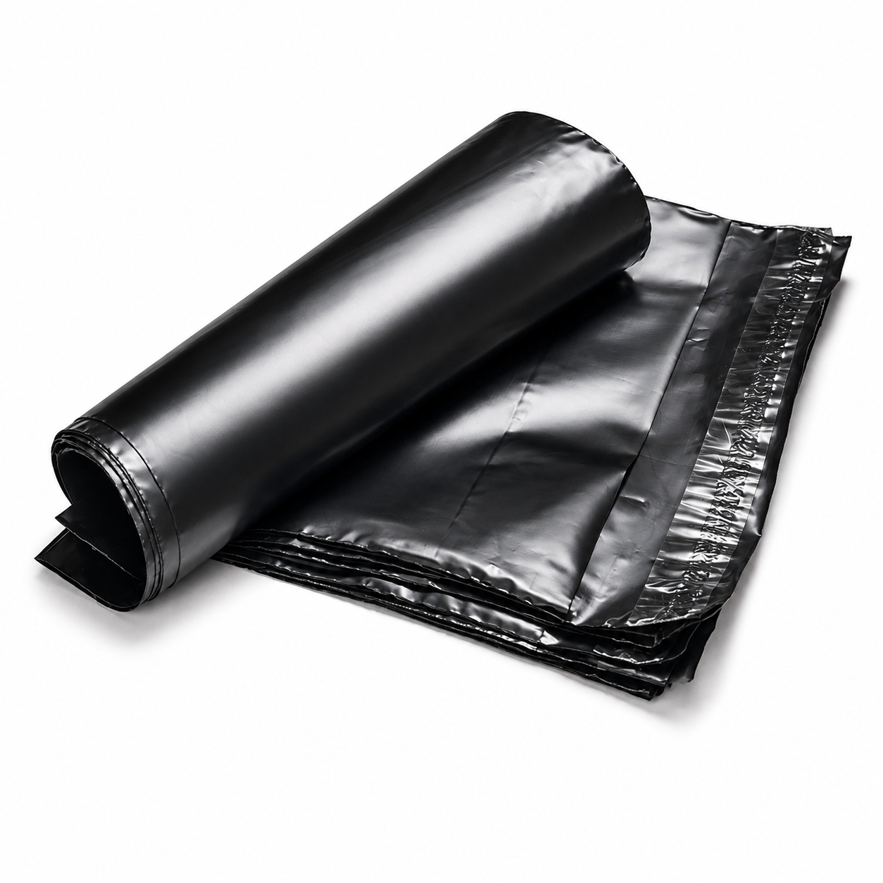 Black Poly Mailing Satchel #03 310 x 405mm 60 Micron