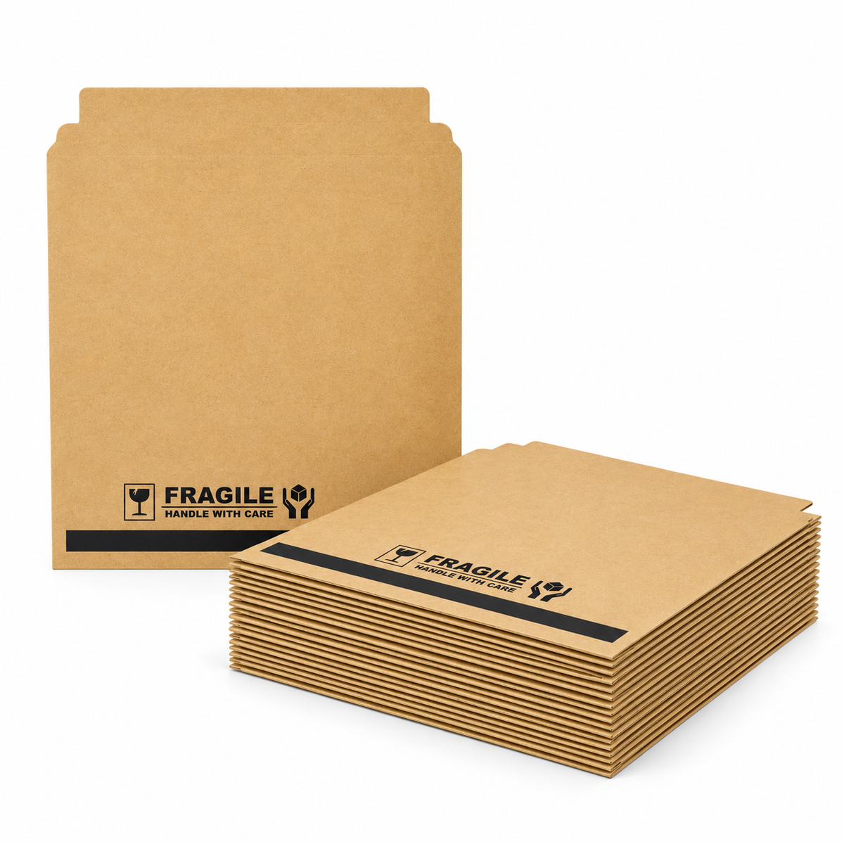 Ultimate Black Vinyl Record Rigid Mailer 345mm x 345mm for 12 inch LP