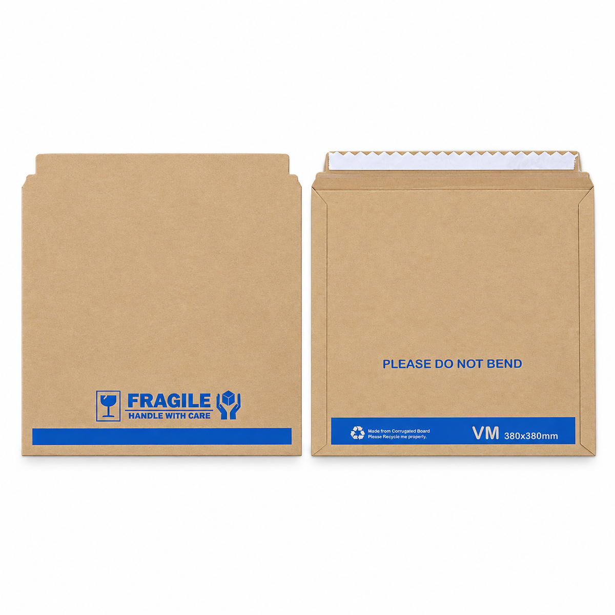 Vinyl Record Rigid Mailer 380 x 380mm for Multiple Disc LP 33 rpm 12 inch