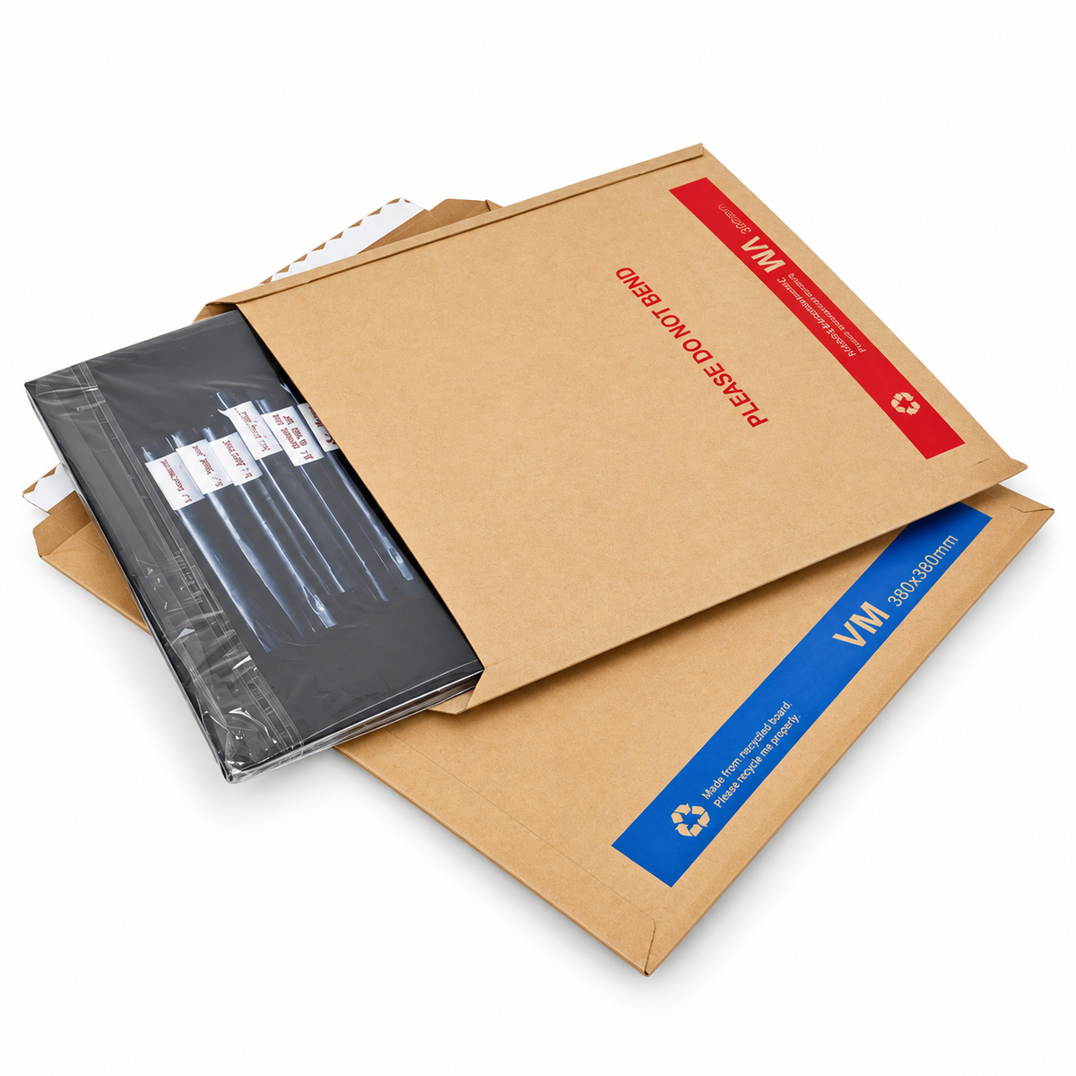Vinyl Record Rigid Mailer 380 x 380mm for Multiple Disc LP 33 rpm 12 inch