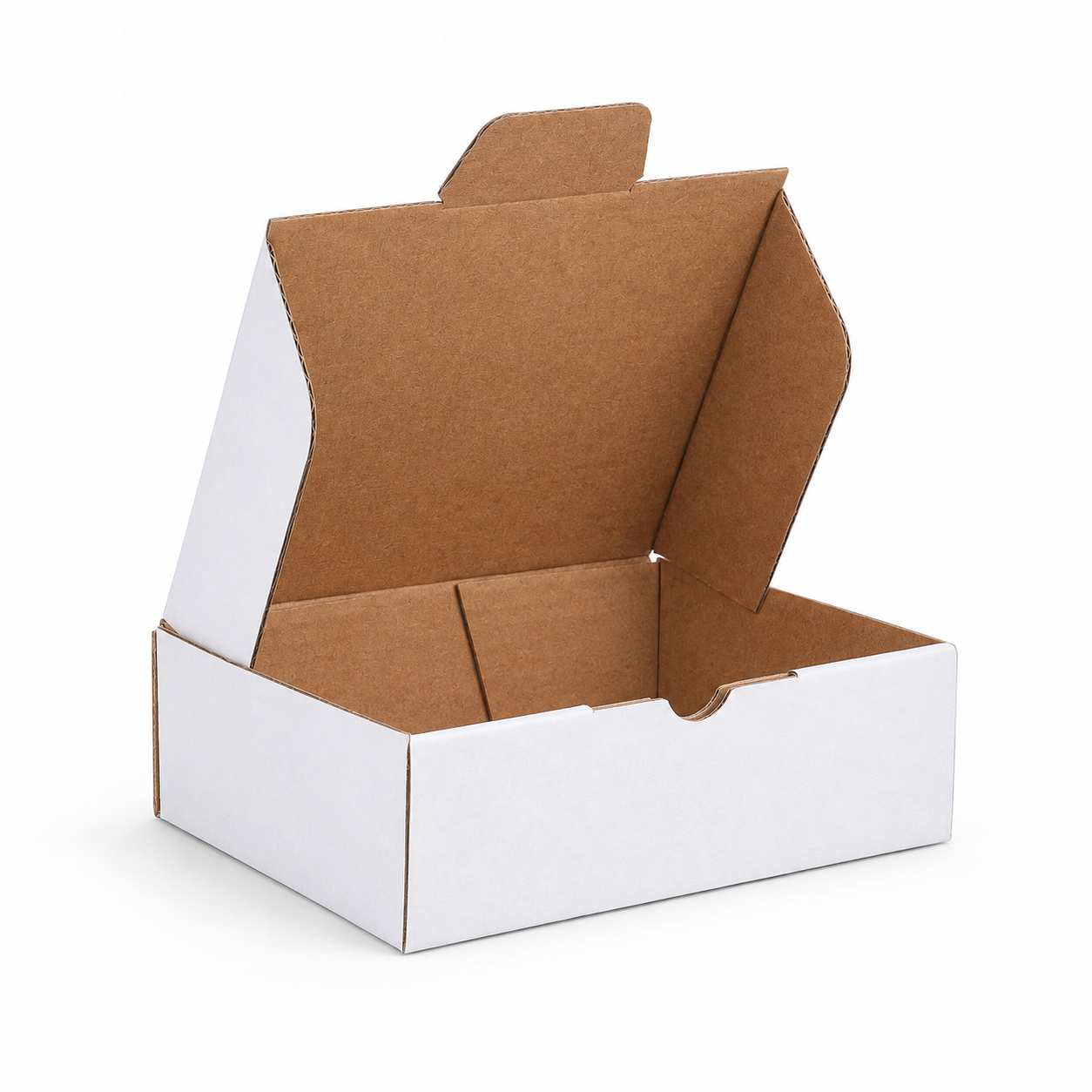 White Die Cut Mailing Box 150 x 120 x 45mm B536 (Cubic 250g)