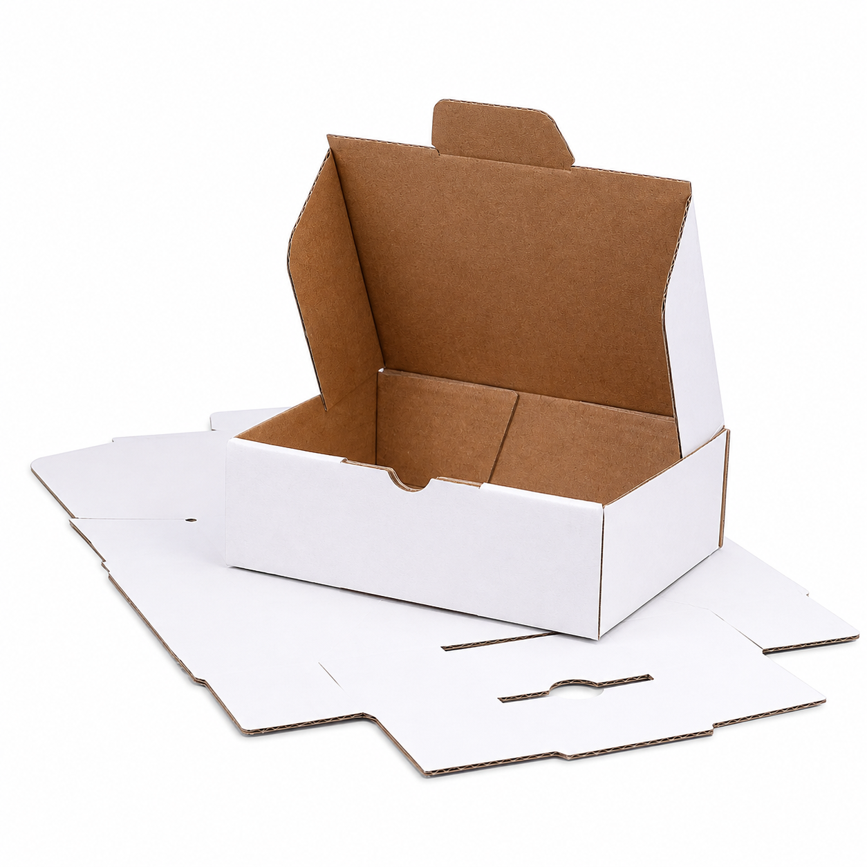 White Die Cut Mailing Box 150 x 120 x 45mm B536 (Cubic 250g)