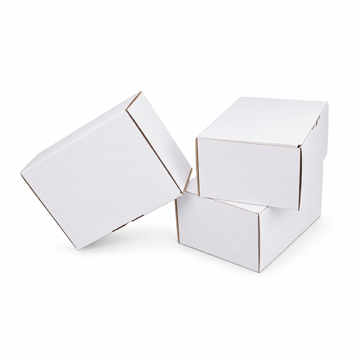 100pcs 220 x 160 x 100mm Diecut White Mailing Box B40