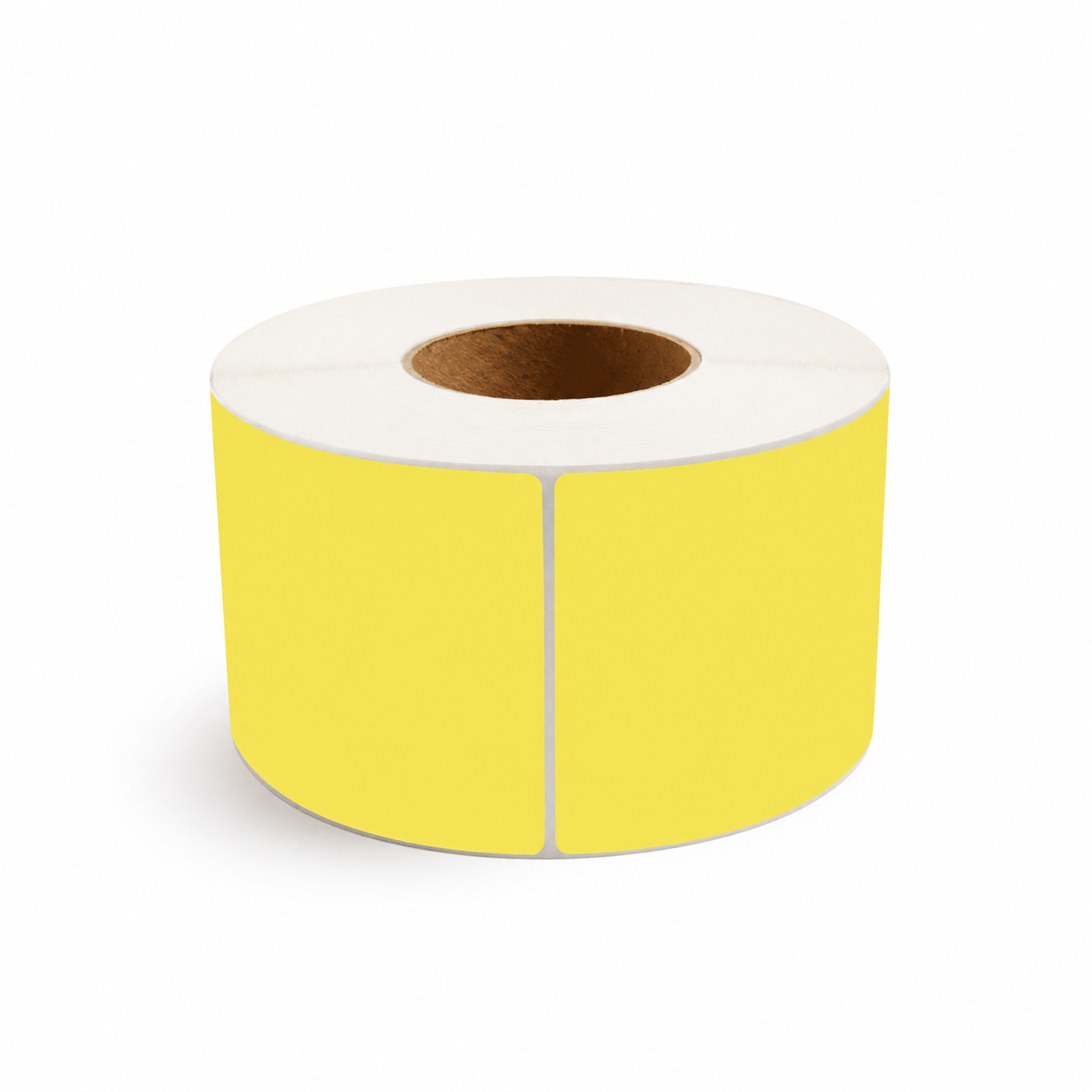 Yellow Direct Thermal Label 100 x 150mm 76mm core 1000 Per Roll A282