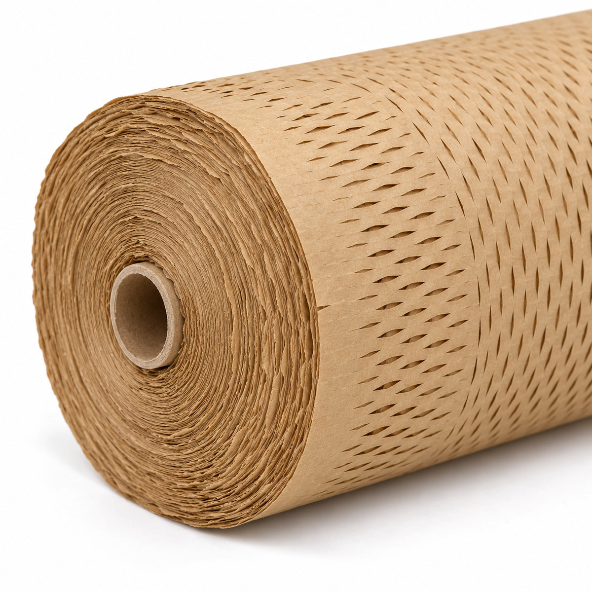 Kraft honeycomb paper 300mm x 250m - feature detail