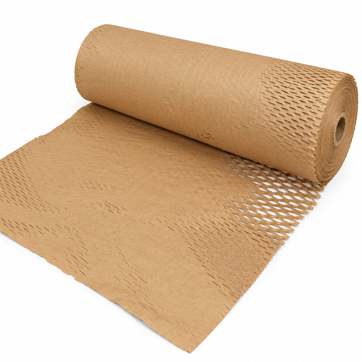 Kraft honeycomb paper 300mm x 100m - open view