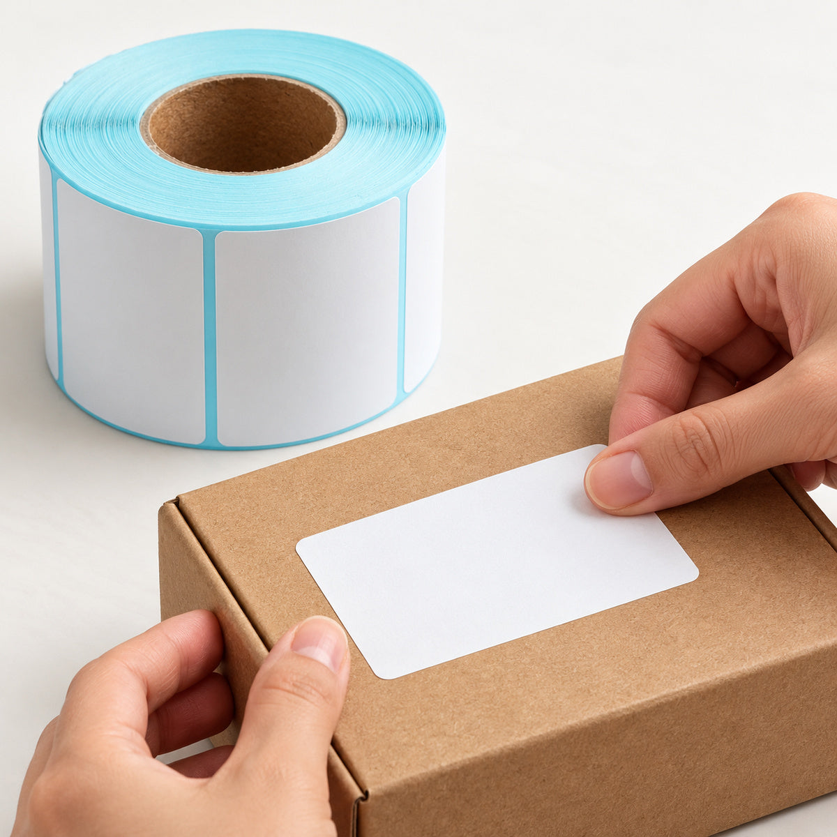Direct Thermal Label 60mm x 40mm 800 Labels per Roll - application scene