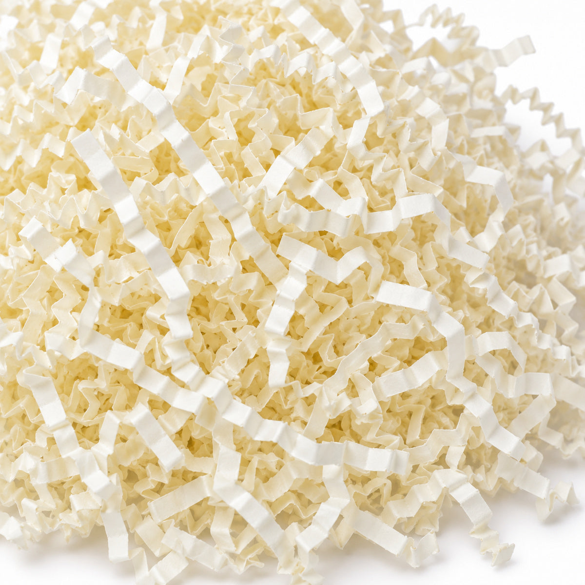 Buttercream shredded paper filler - texture