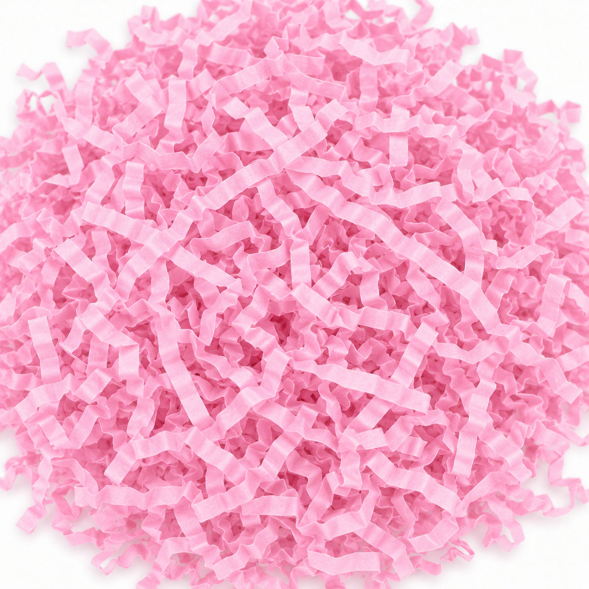 Pink shredded paper filler - texture