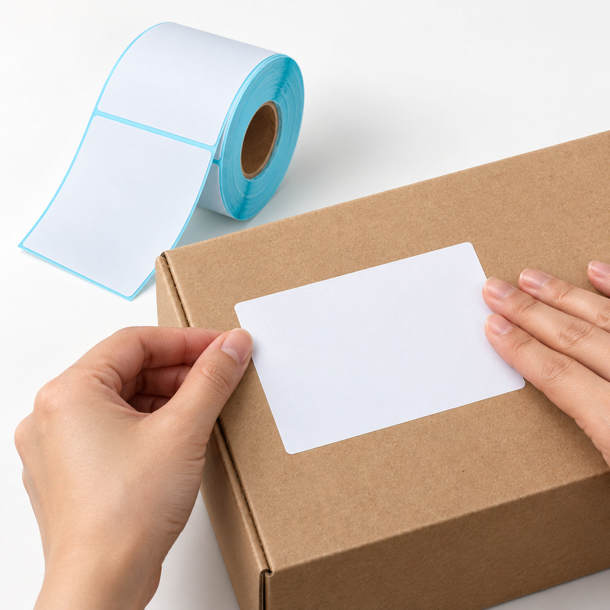Direct Thermal Label 100mm x 70mm 600 Labels per Roll - application scene