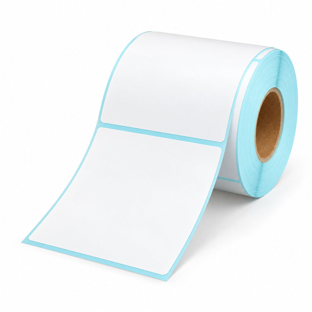 Direct Thermal Label 80mm x 80mm 500 Labels per Roll - unrolled
