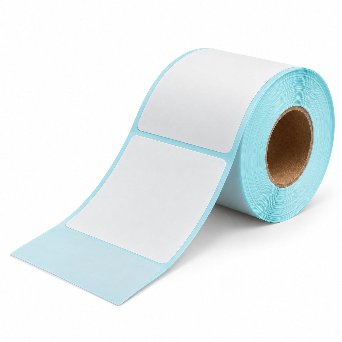 Direct Thermal Label 50mm x 50mm 500 Labels per Roll - unrolled