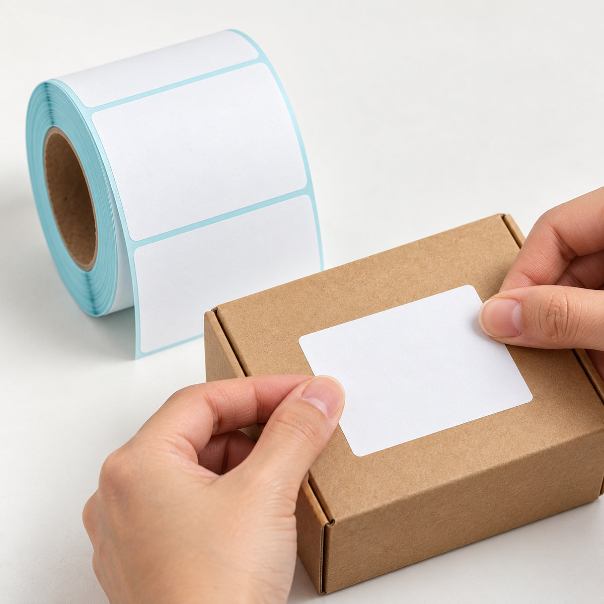 Direct Thermal Label 50mm x 40mm 600 Labels per Roll - application scene