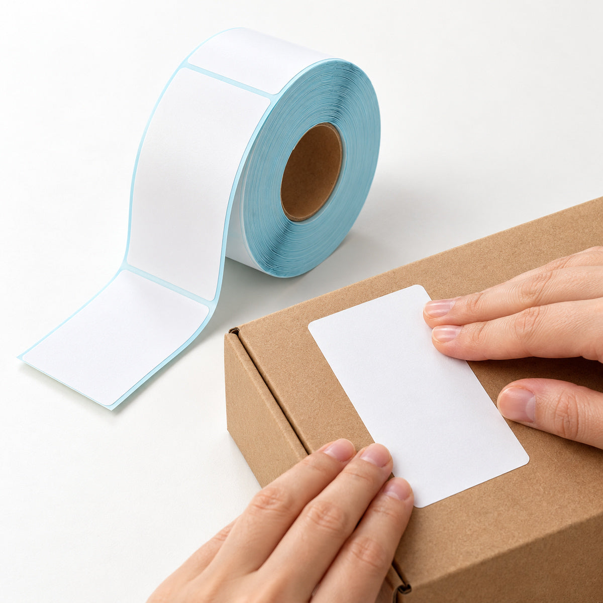 Direct Thermal Label 50 x 90mm 560 Labels per Roll A219 x 12 Rolls - application scene