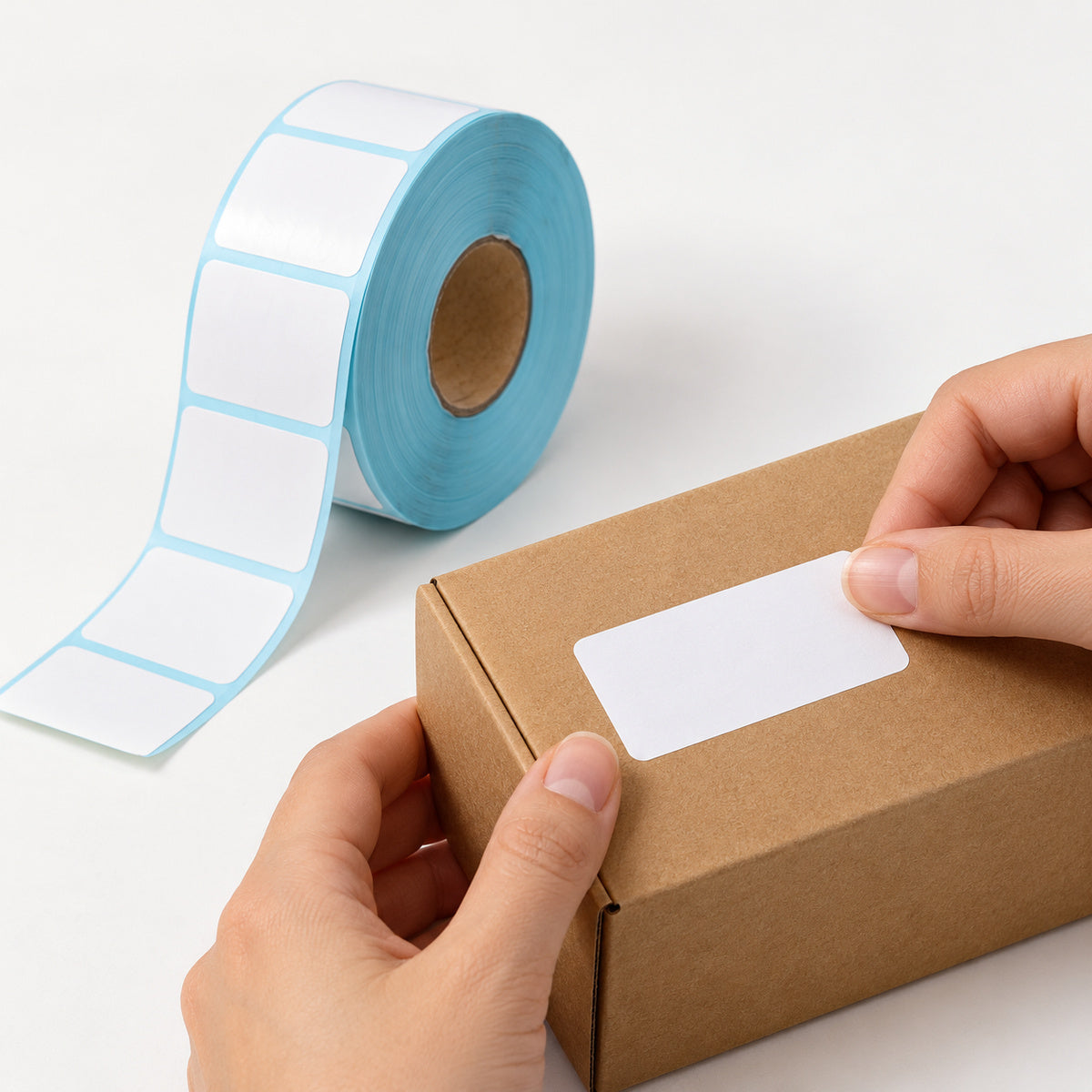 Direct Thermal Label 50 x 25mm 2000 Labels per Roll A221 x 16 Rolls - application scene