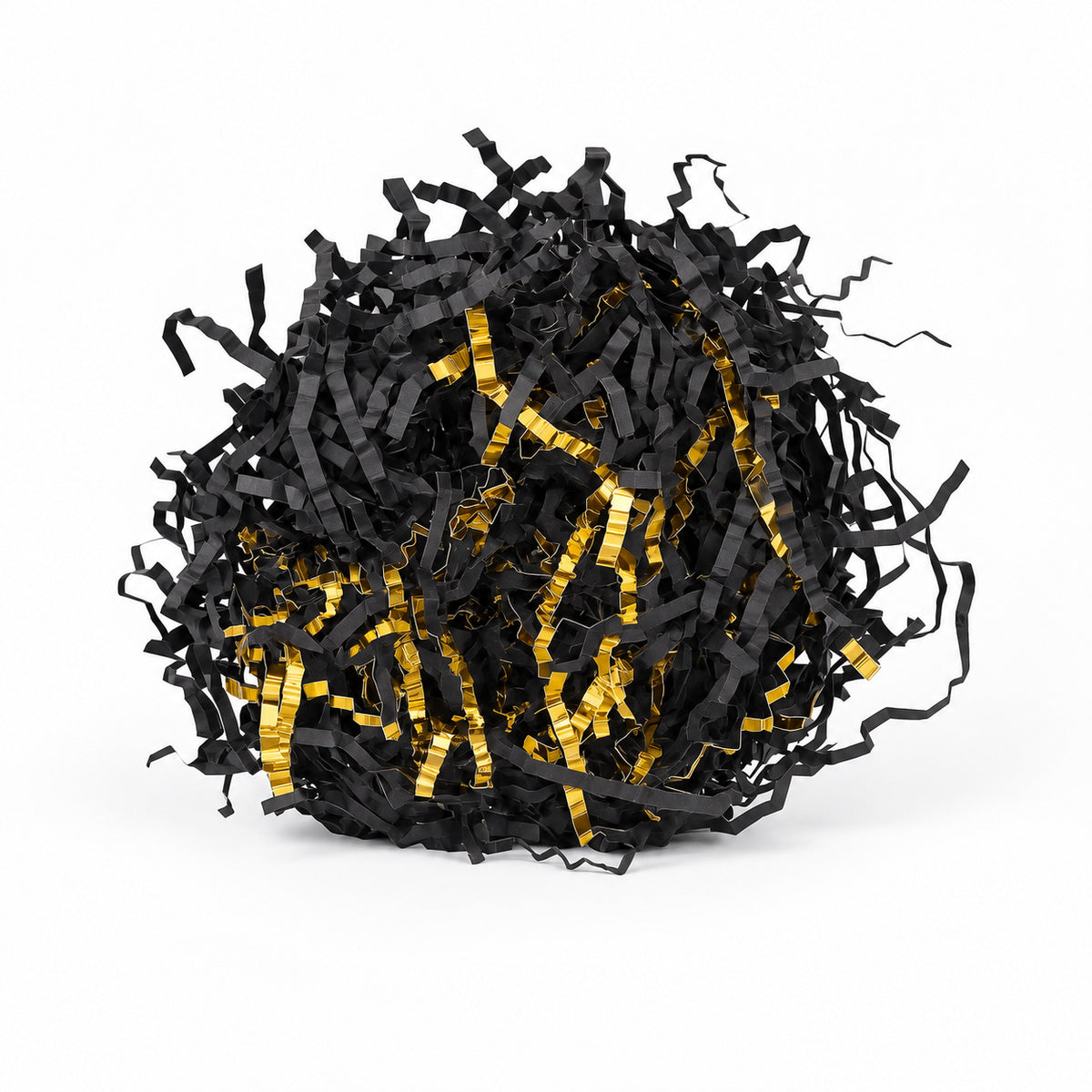 Black and Gold Mix shredded paper filler - main