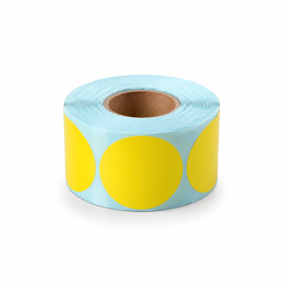 Direct Thermal Label 50 x 50mm 750 Yellow Labels per Roll A259 x 16 Rolls - main