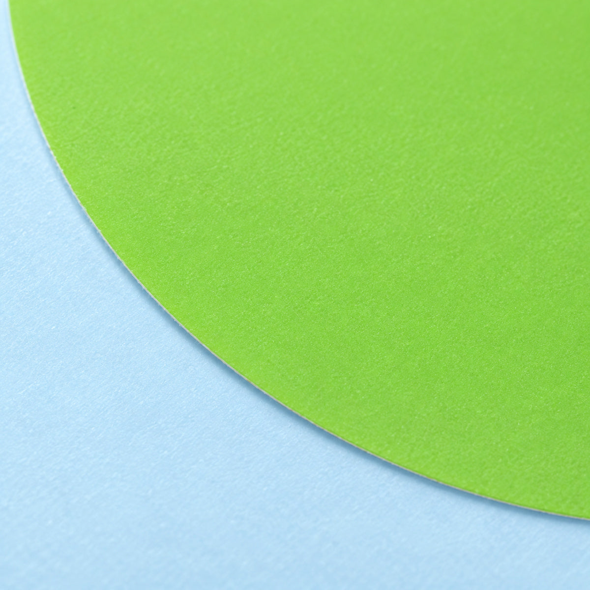 Round Direct Thermal Label 50 x 50mm 750 Green Labels per Roll A260 x 16 Rolls - detail