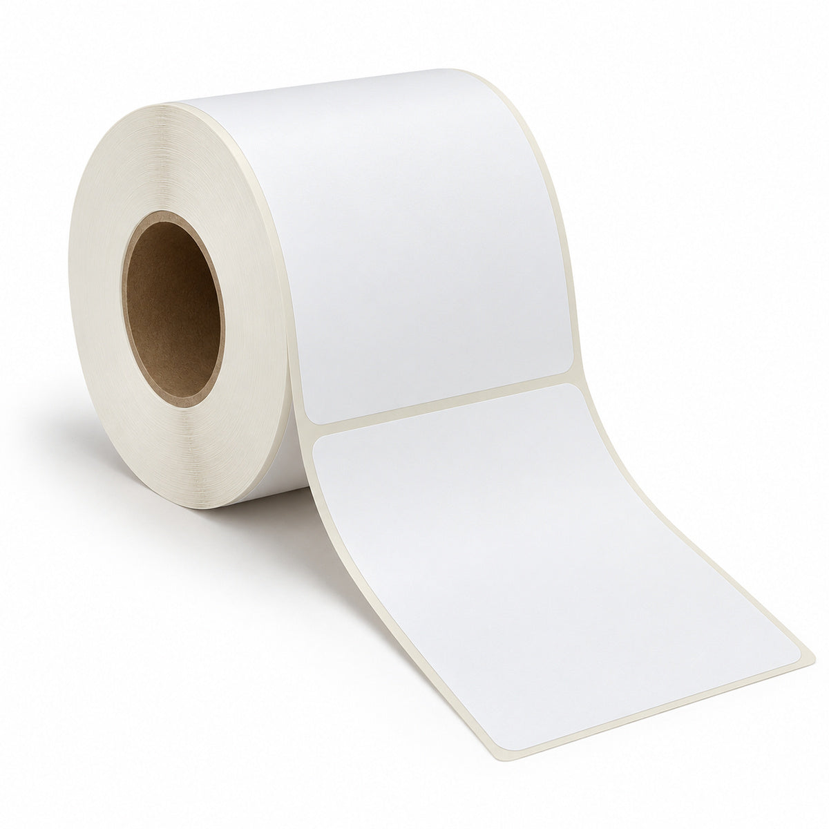 Direct Thermal Labels 100 x 200mm 76mm Core 750 Labels/Roll - unrolled