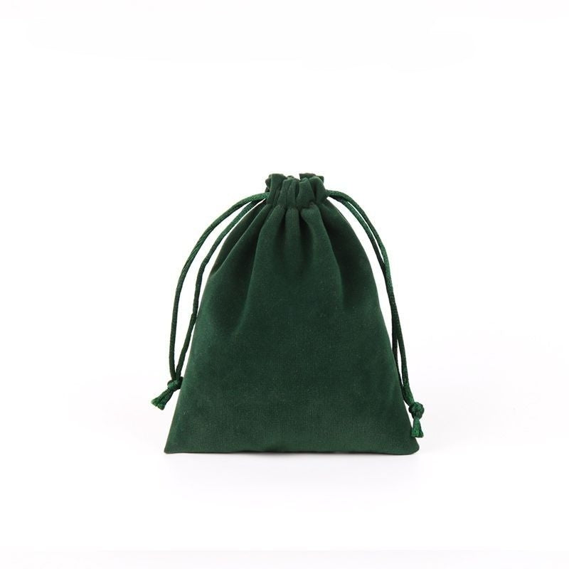 Velvet Bag 50 x 70mm Dark Green M286 x 200pcs