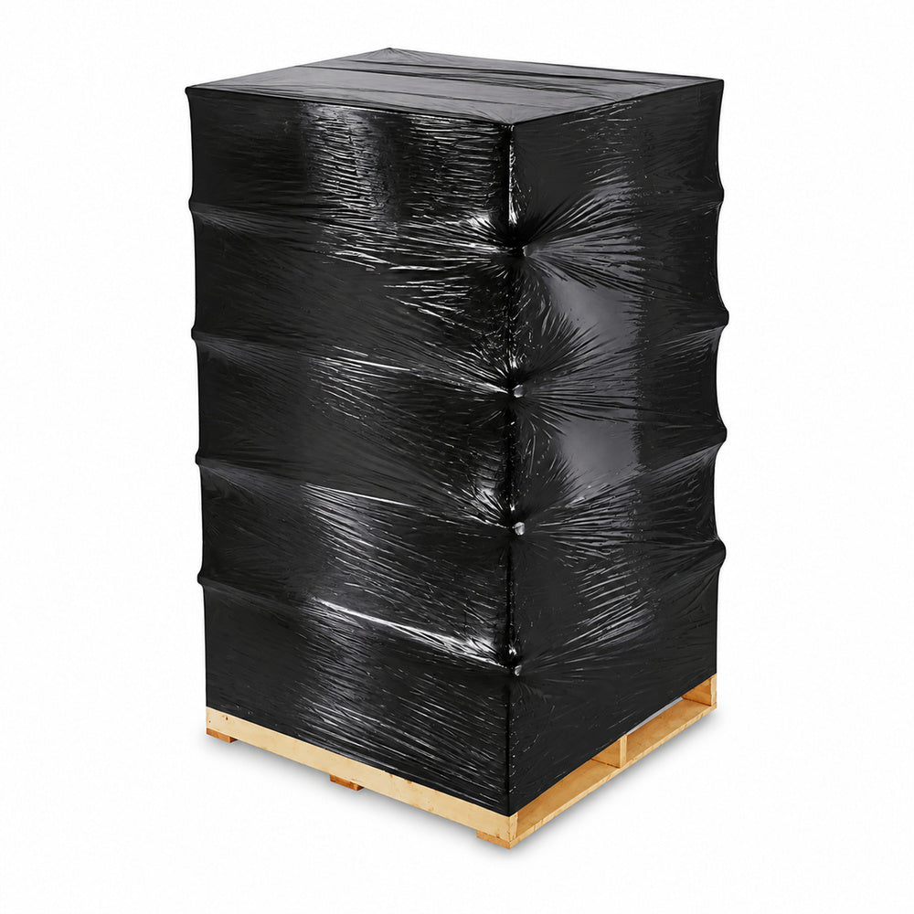 Wholesale Black Machine Stretch Film 500mm x 1305M 23U x50