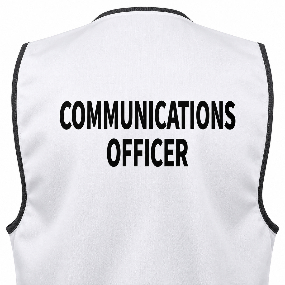 Communications Officer Safety Vest - print detail
