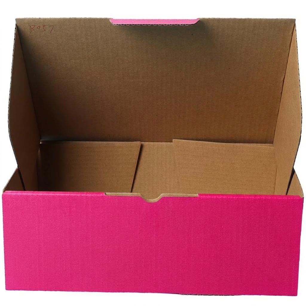 220 x 160 x 77mm A5 Die cut Hot Pink Mailing Box B72