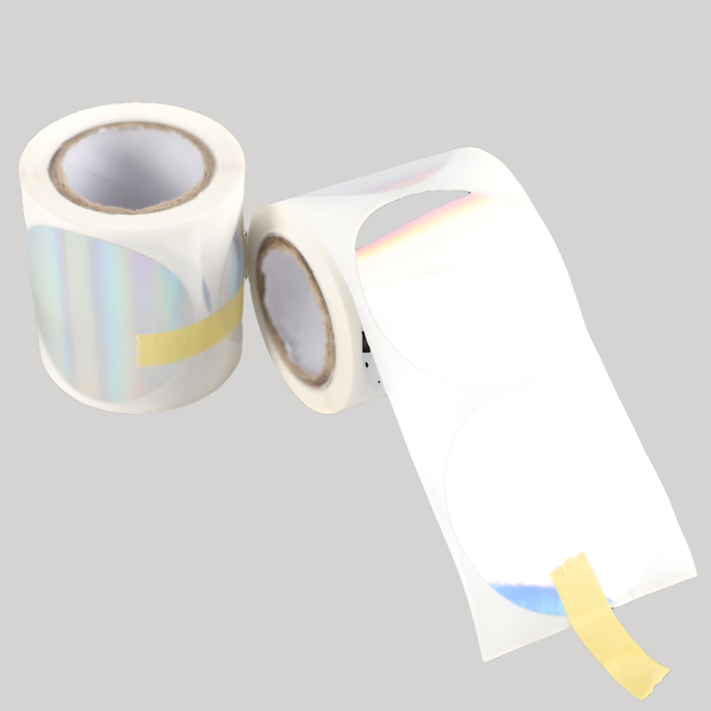 Laser Finish Round Ribbon Label 50x50mm A243 - photo 2