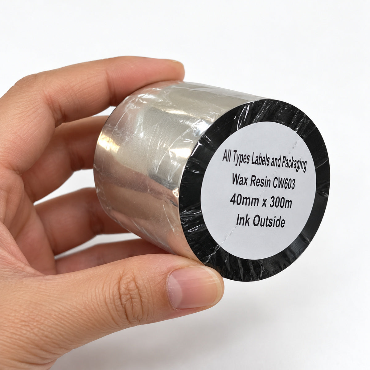 Thermal Printing Ribbon - 40mm x 300m - handling scene