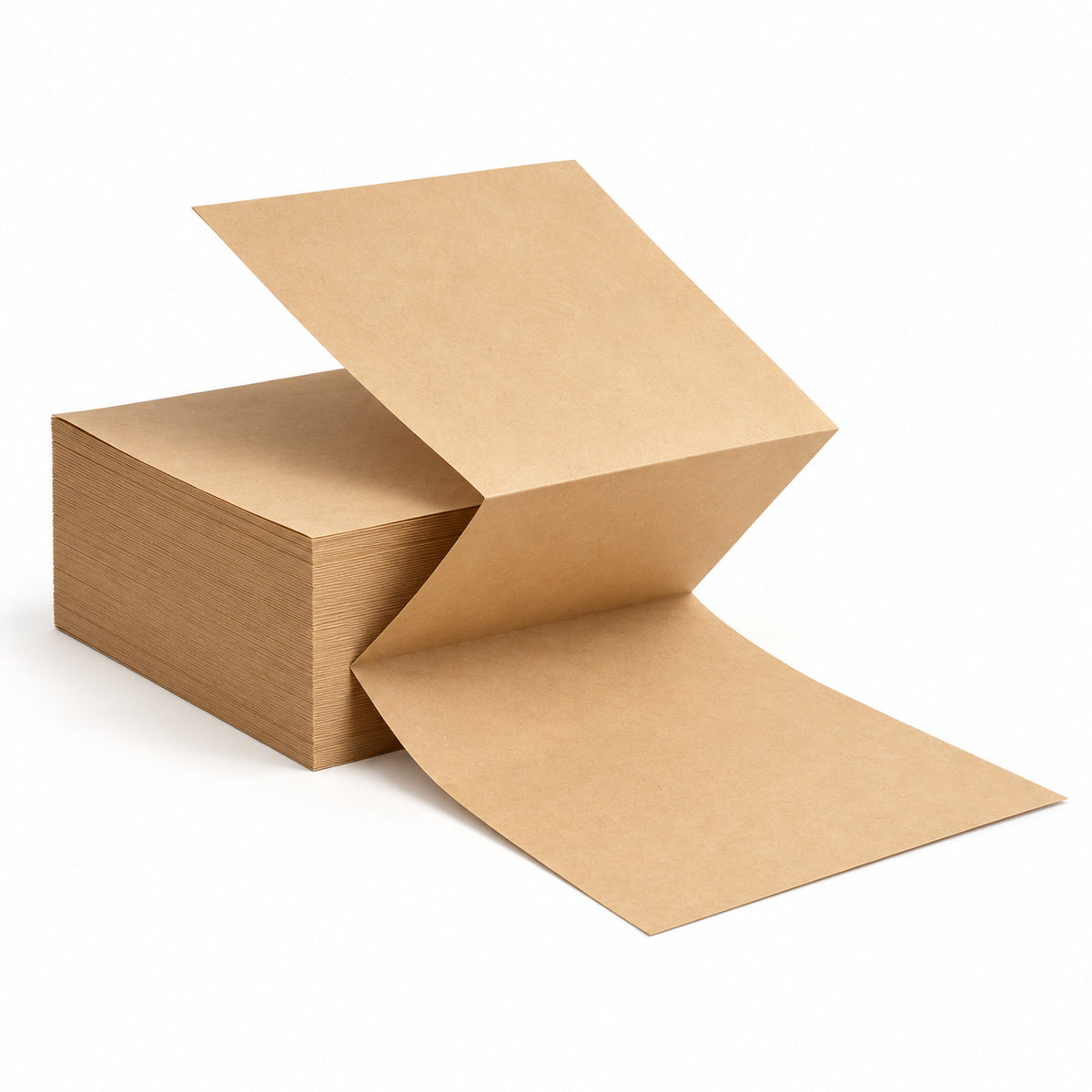 Z-fold cushioning paper 60gsm 380 x190mm 500m - folds