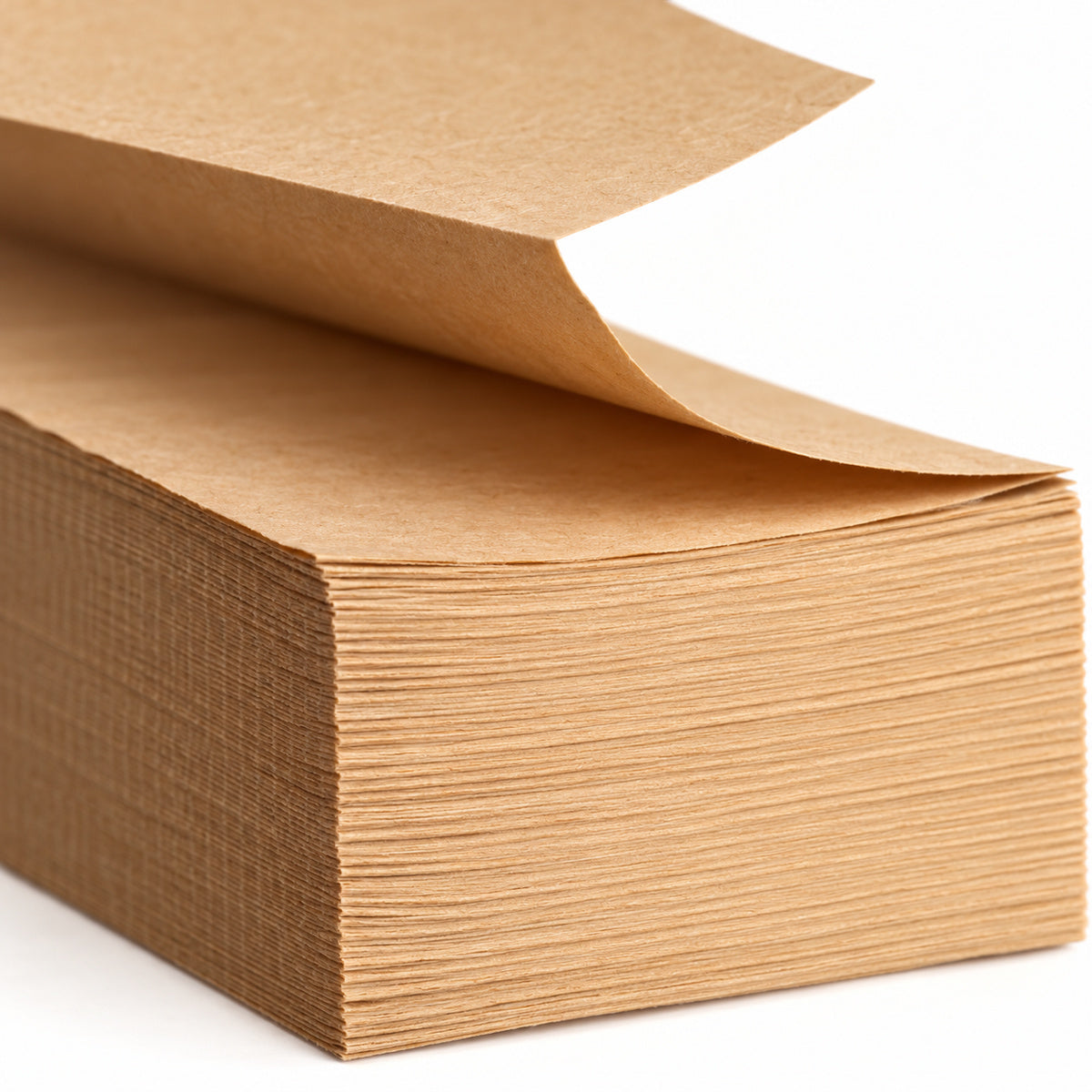 Z-fold cushioning paper 60gsm 380 x190mm 500m - edge detail